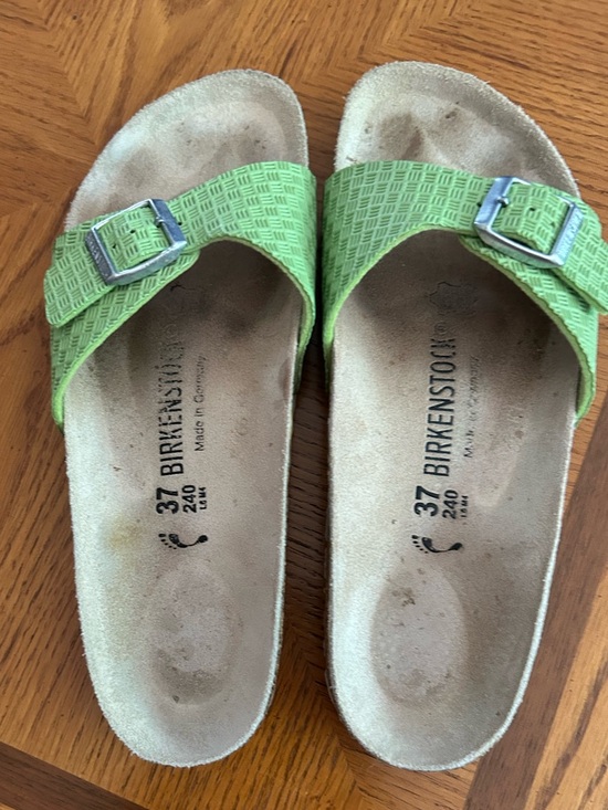 Birkenstock Shoes - Birkenstock Lime Green Sandals